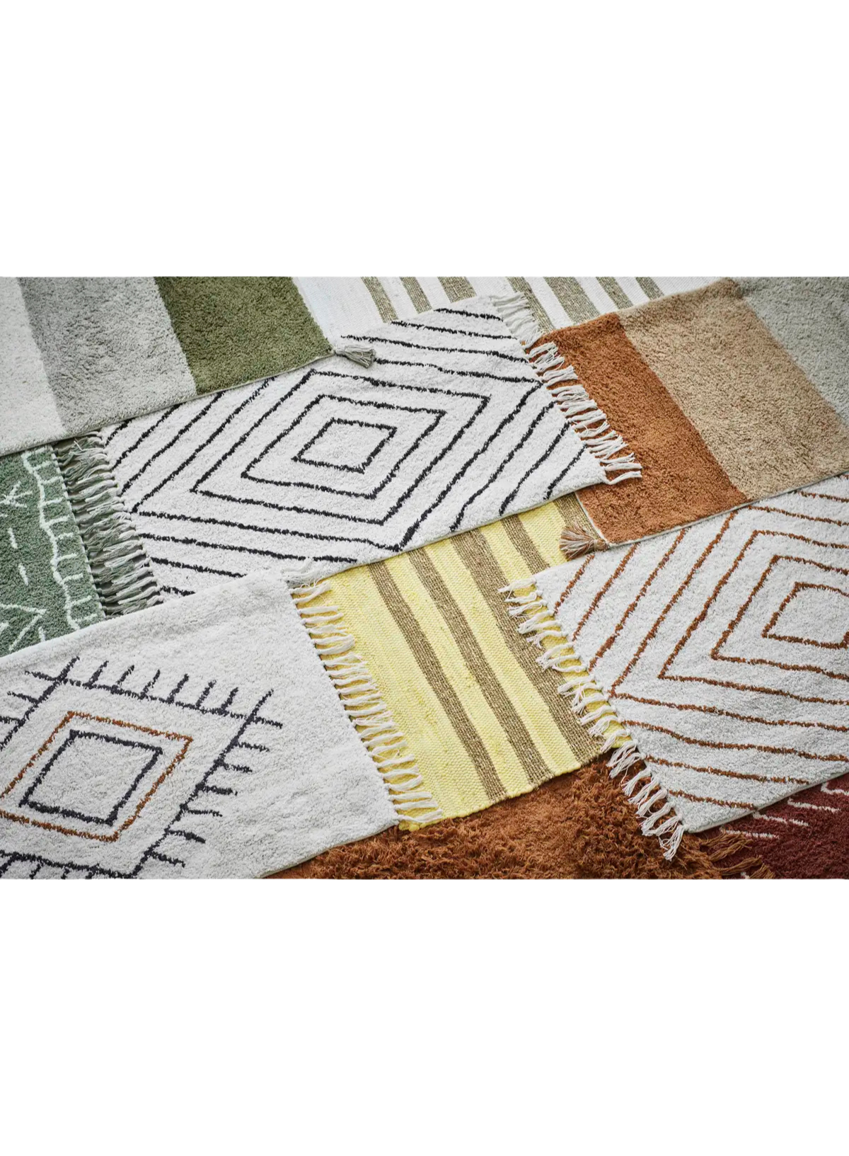 Seagrass Yellow Bath Mat from Madam Stoltz