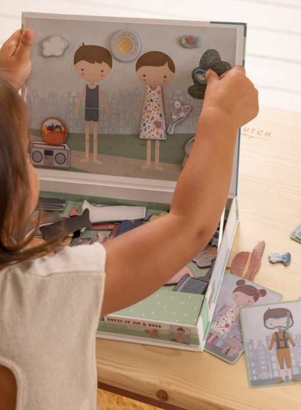 Magnetic Playboard Jim & Rosa from Little Dutch
