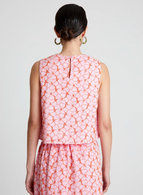 Cropped Top in Pink from Compañia Fantastica