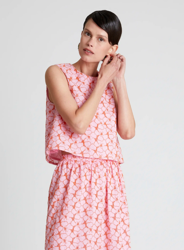 Cropped Top in Pink from Compañia Fantastica