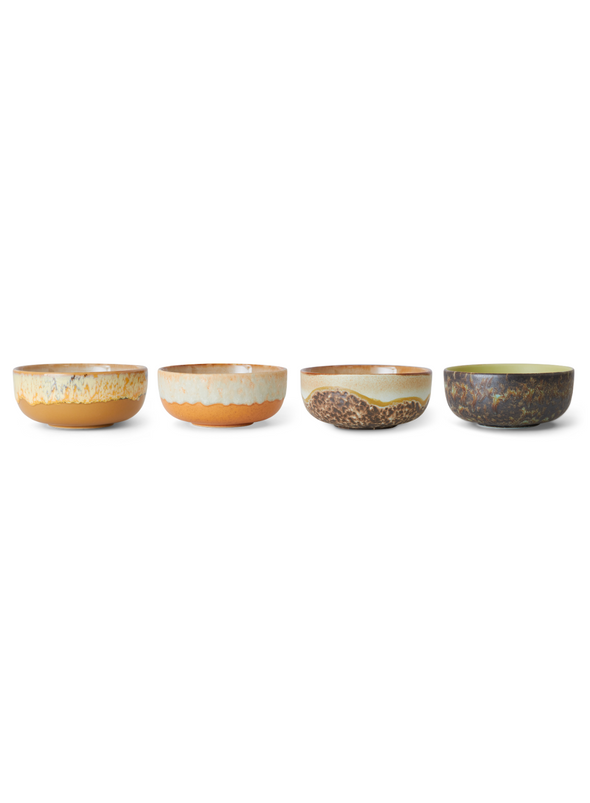 70s Ceramics Tapas Bowl in Beige/Brown from HK Living