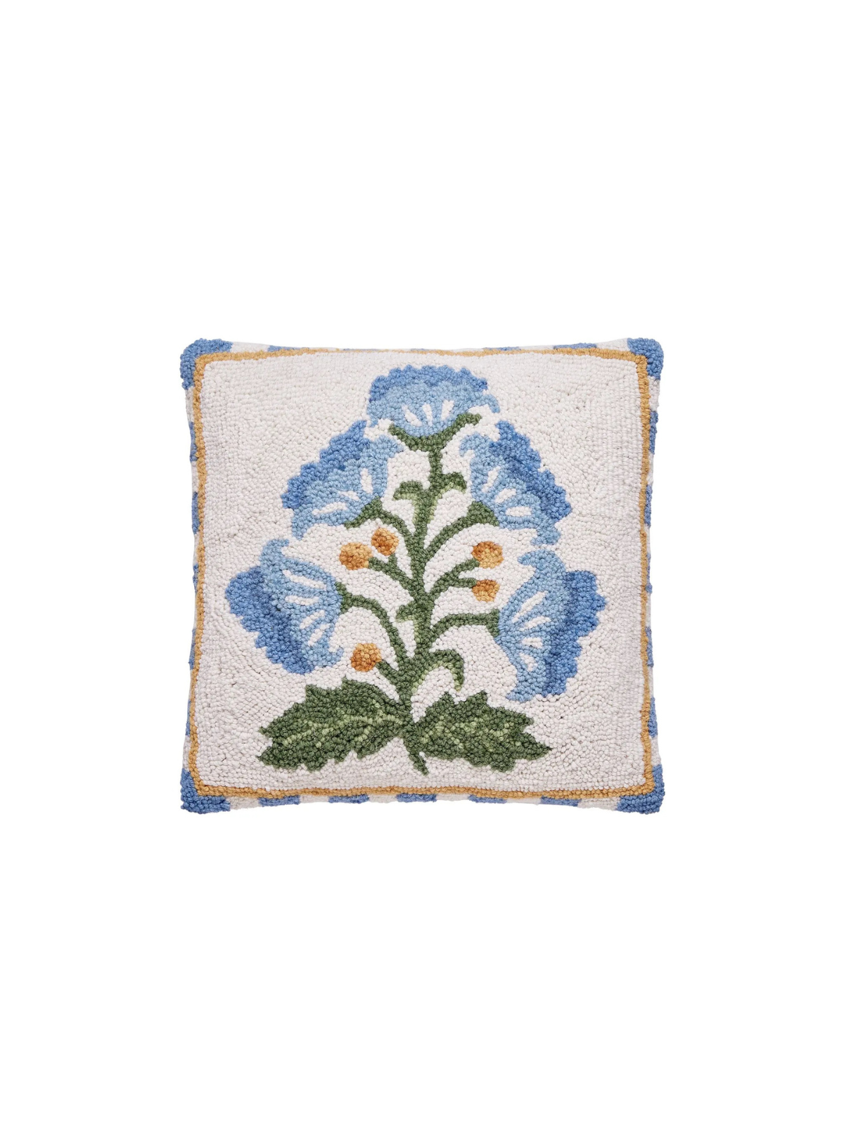 Peking Handicraft Mughal Flower Hook Pillow