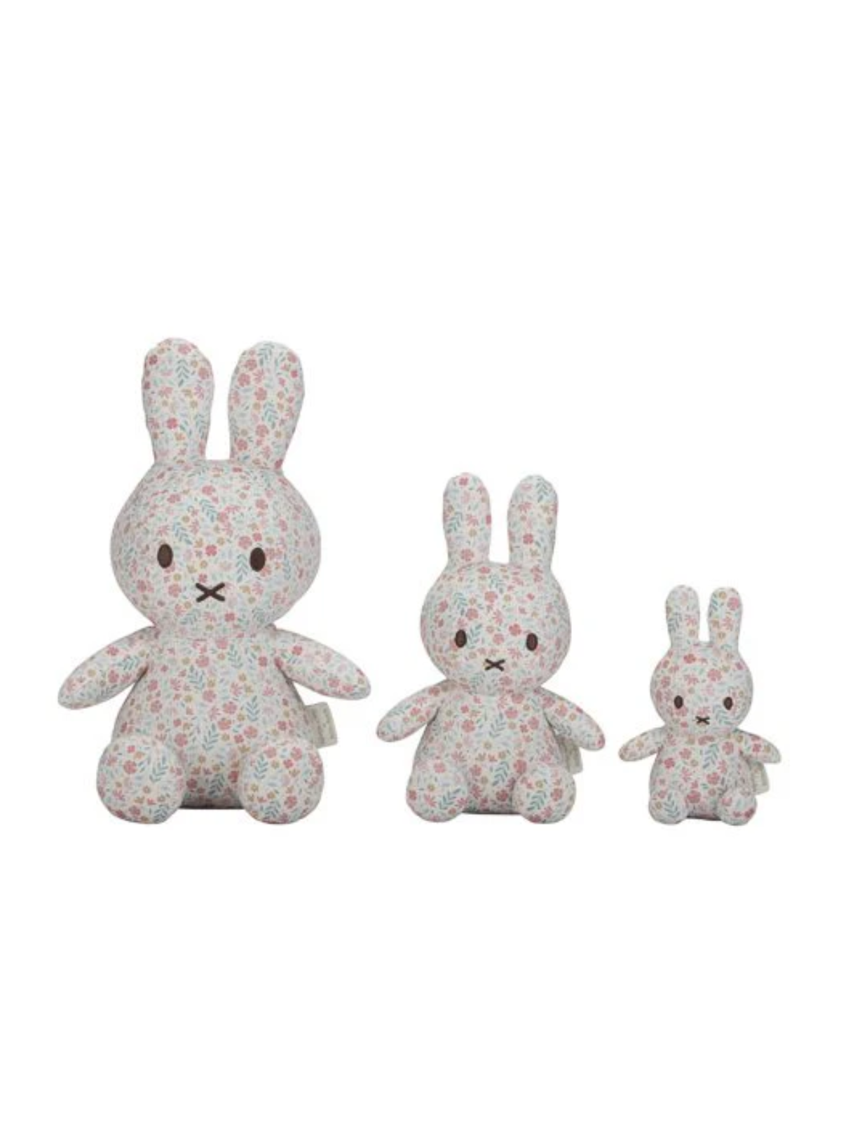 Little Dutch Miffy Cuddle All over Print Lucky Blossoms 15cm