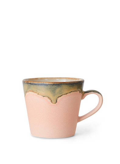 70s Ceramics Cappuccino Mug in Blossom from HK Living