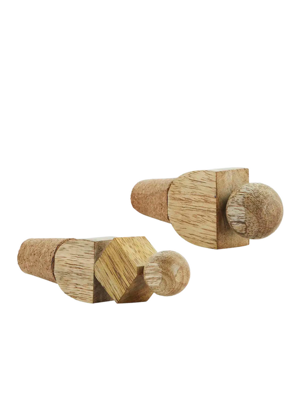 Handmade Wooden Bottle Stopper from Madam Stoltz
