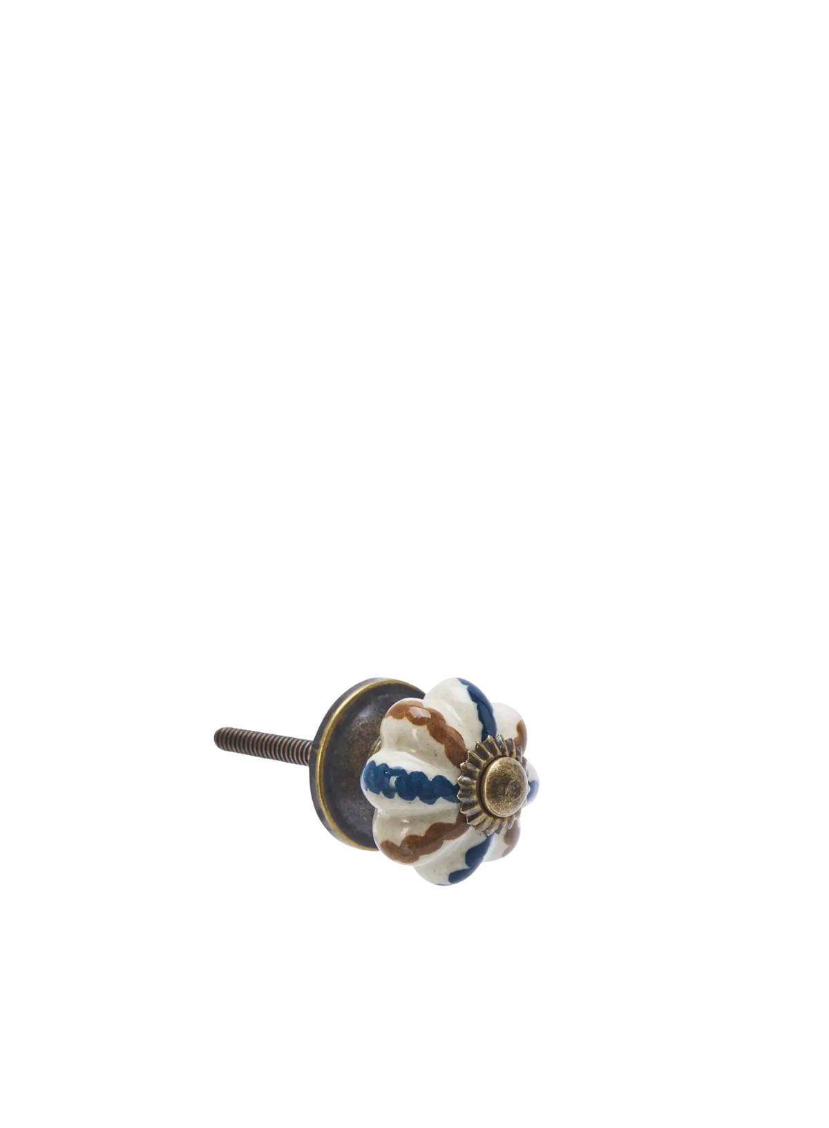 Arrabella Hand Painted Stoneware Door Knob from Madam Stoltz