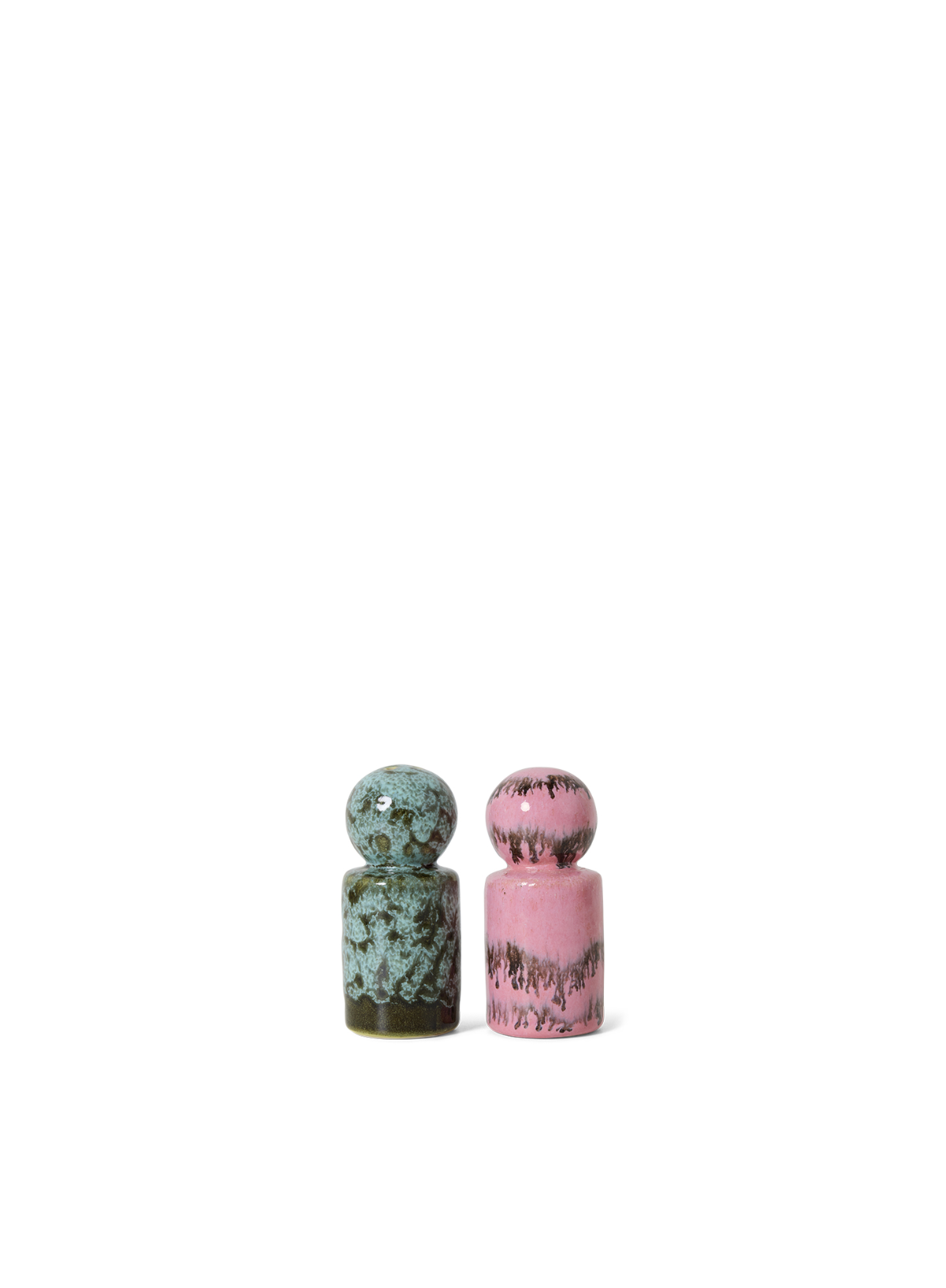 HK Living 70s Ceramics Salt and Pepper in Baroque