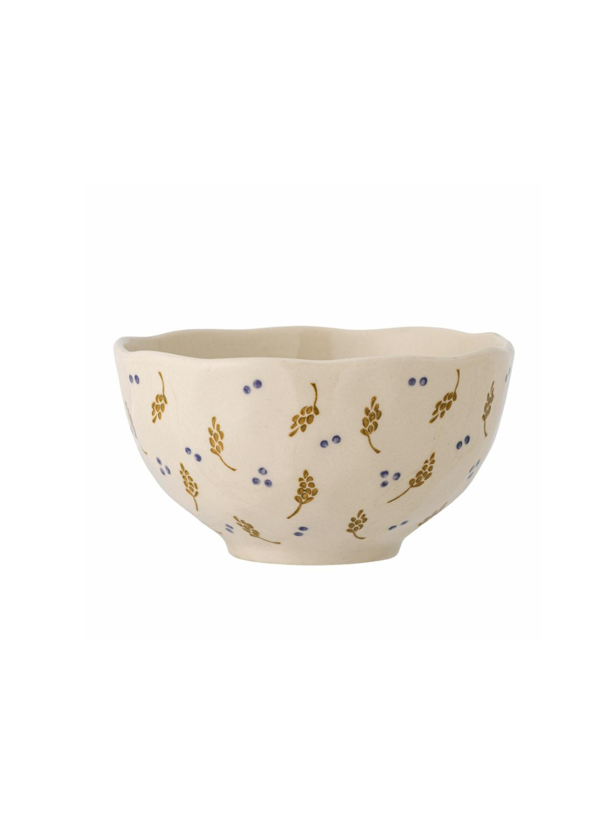 Pippine White Stoneware Bowl from Bloomingville
