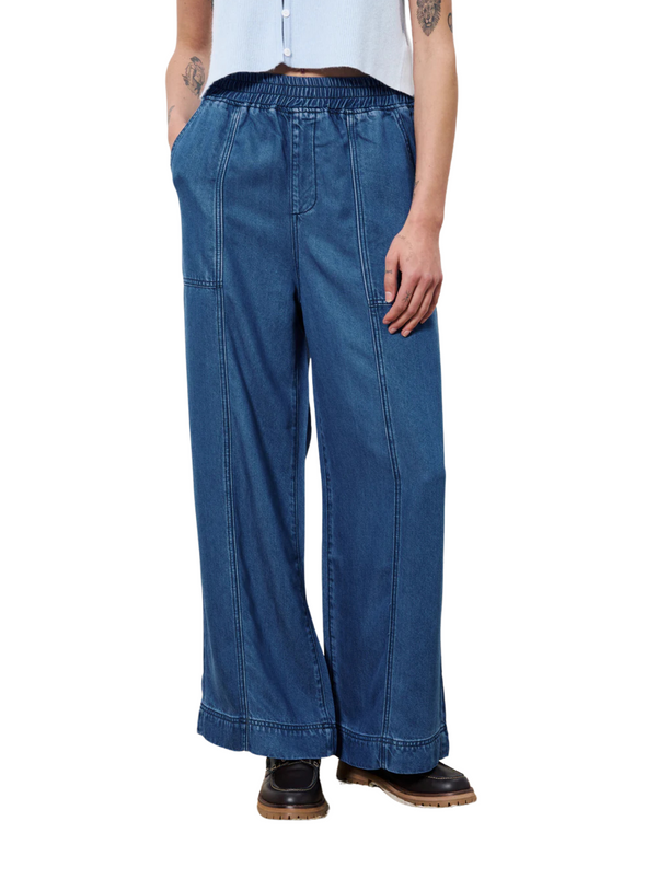 Satine Trousers in Blue Marine from FRNCH