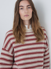 Daffy Jumper in Ecru + Ancient Pink from Yerse