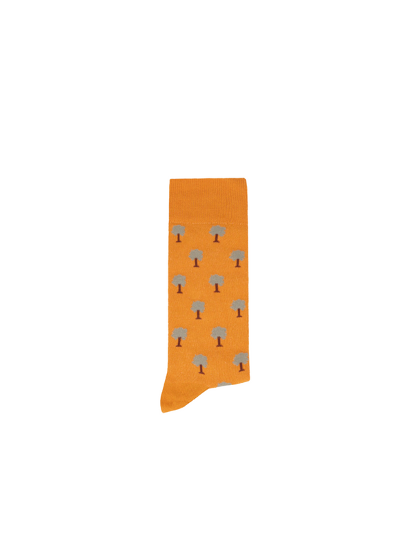 Box of 3 Socks in Kaki + Ochre from Faguo