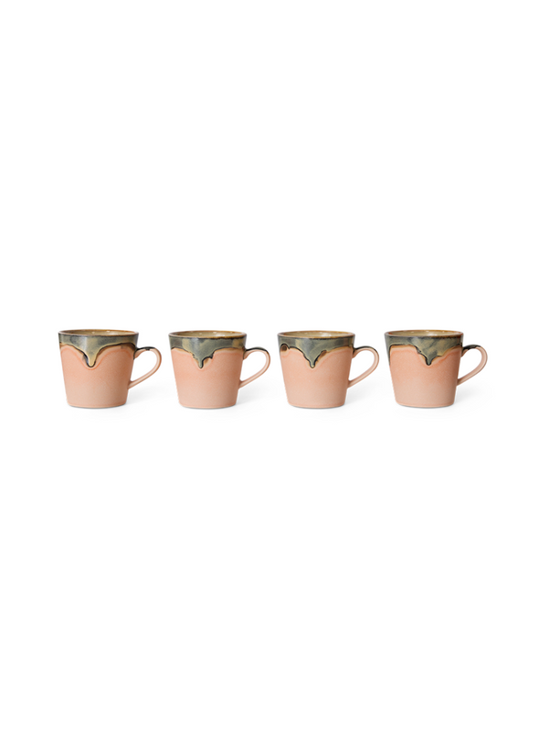 70s Ceramics Cappuccino Mug in Blossom from HK Living
