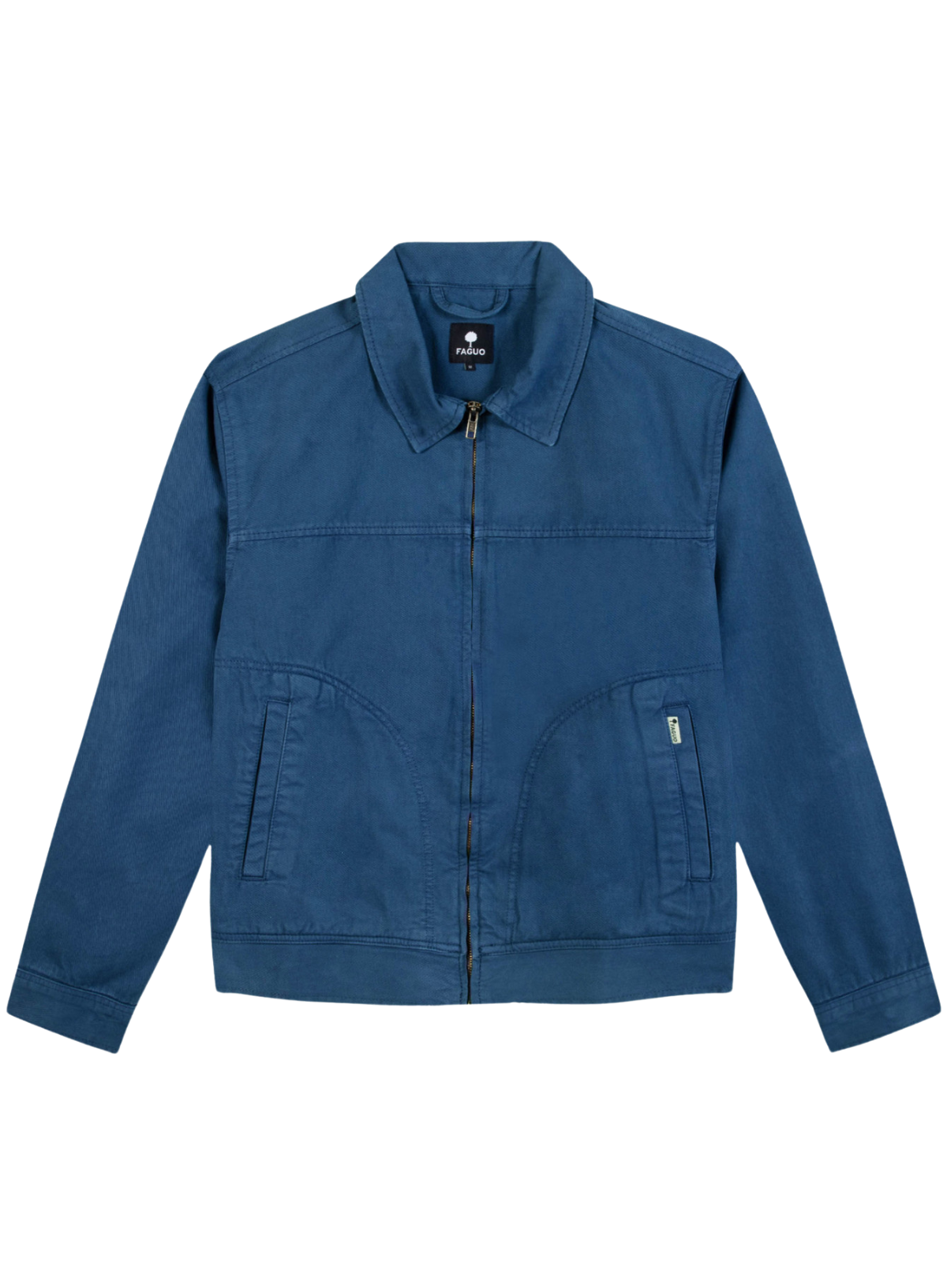 Chaumont Woven Jacket in Navy from Faguo