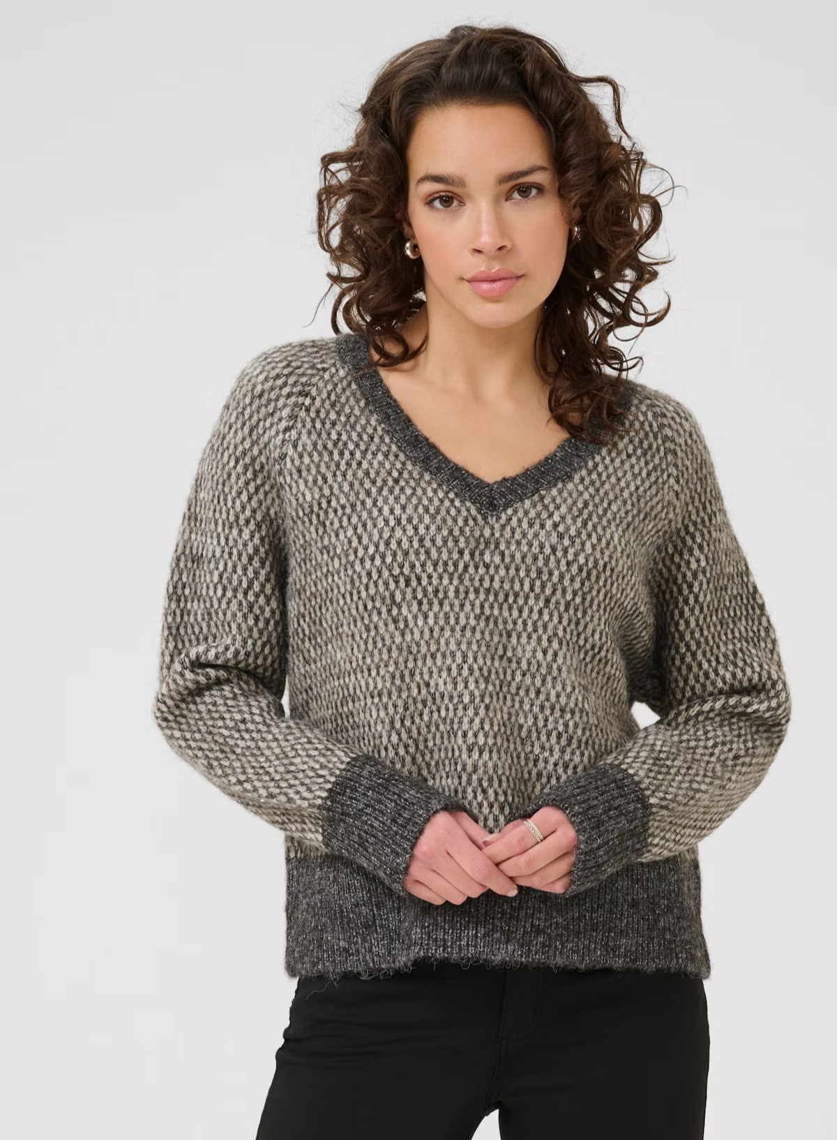 Melinda Pullover in Dark Grey from Kaffe