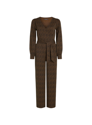 Zita Jumpsuit Ruby Jacquard in Black from King Louie