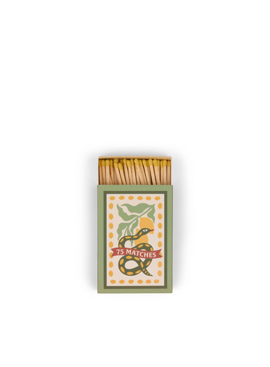 A Dopo Boxed Matches Snake Yellow from Paddywax