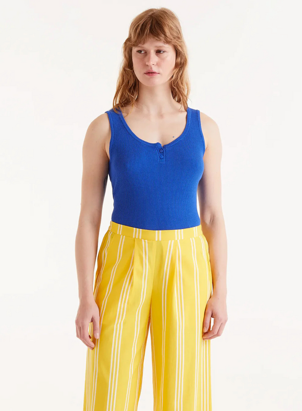 Vest Top in Royal Blue from Compañia Fantastica