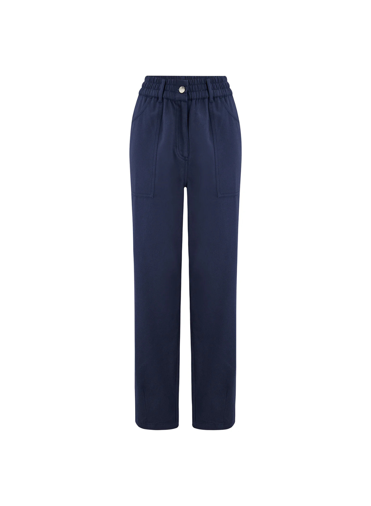 Rowan Trousers in Navy Triple Star from Sugarhill
