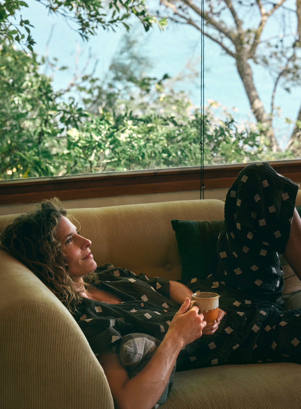 HK Living 70s Ceramics Cafe Mug in Dunes