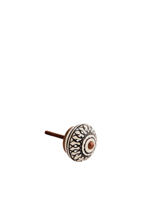 Albert Hand Painted Stoneware Door Knob from Madam Stoltz