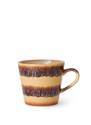 70s Ceramics Cappuccino Mug in Cliffs from HK Living