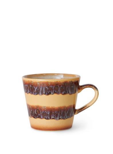 70s Ceramics Cappuccino Mug in Cliffs from HK Living