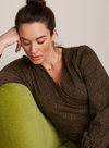 Zita Jumpsuit Ruby Jacquard in Black from King Louie