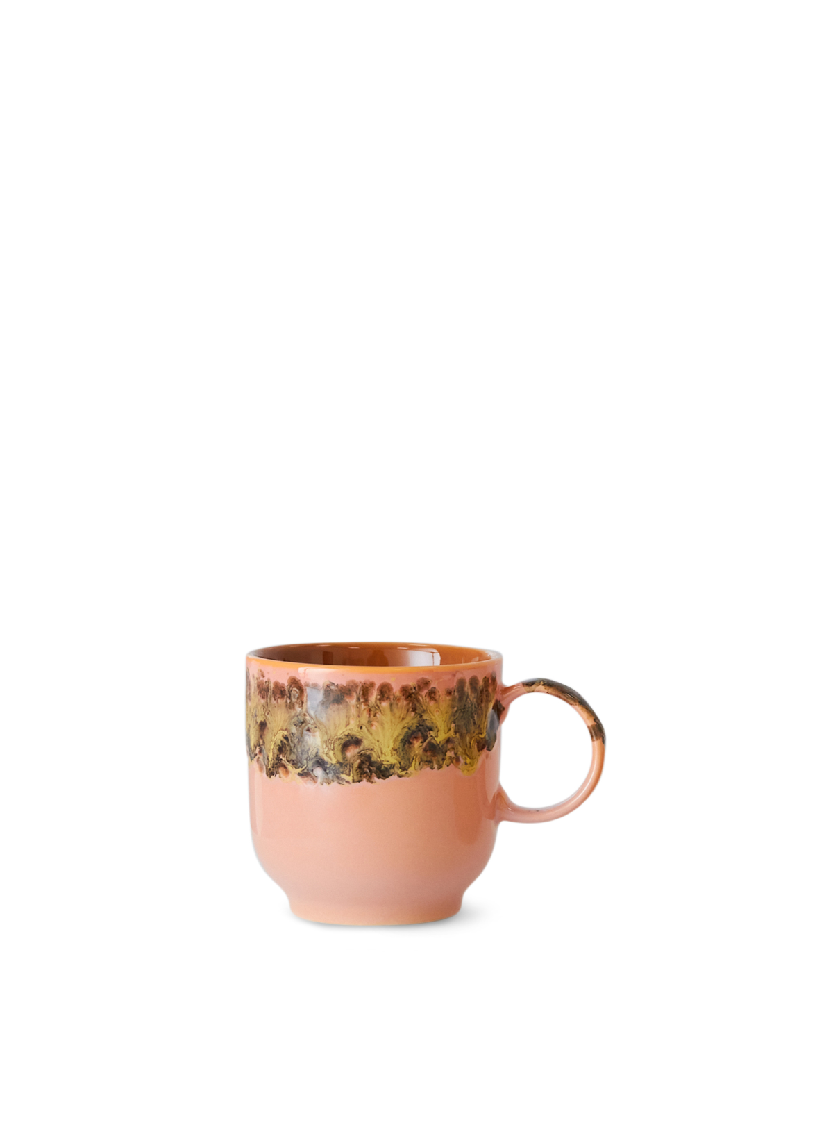 70s Ceramics Cafe Mug in Lush from HK Living