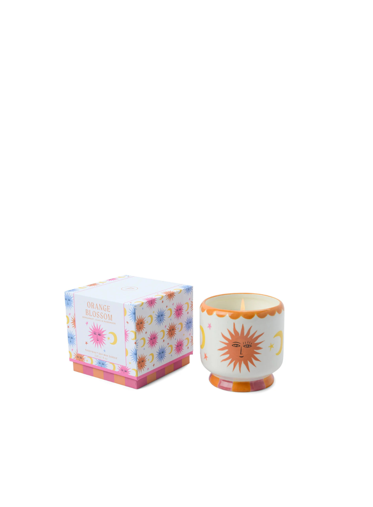 Adopo Sun Ceramic Candle Orange Blossom from Paddywax
