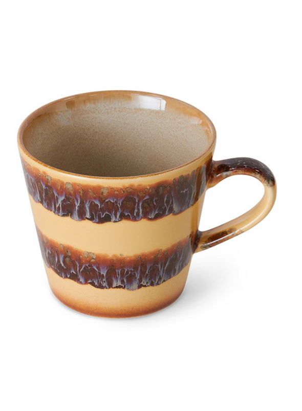 70s Ceramics Cappuccino Mug in Cliffs from HK Living