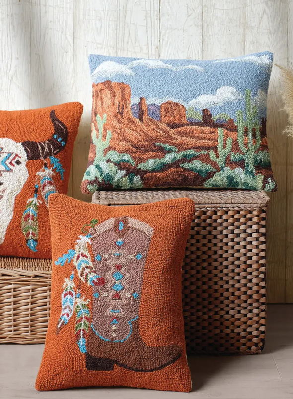 Southwestern Scene Hook Cushion from Peking Handicraft