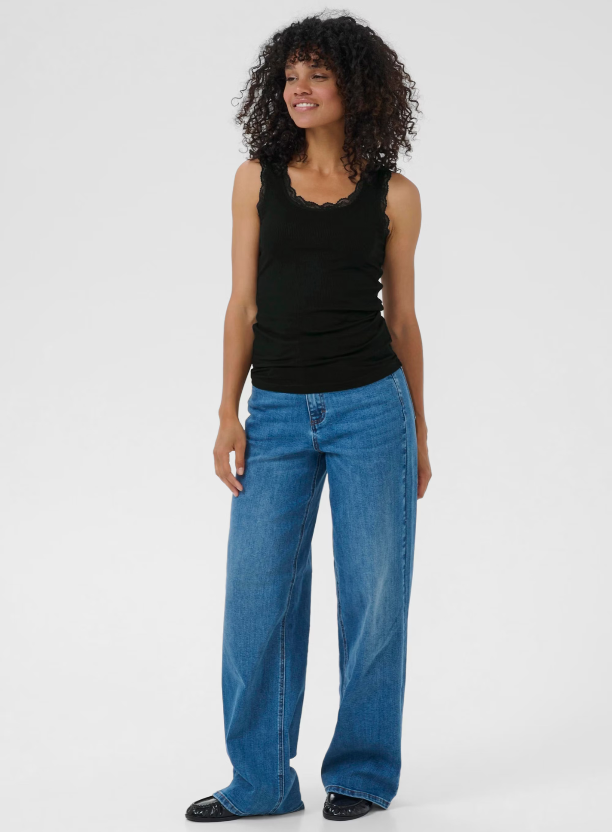 Omi Top in Black Deep from Kaffe