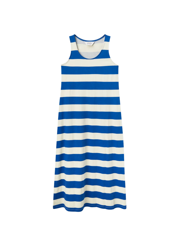 Long Dress in Blue Stripes from Compañia Fantastica