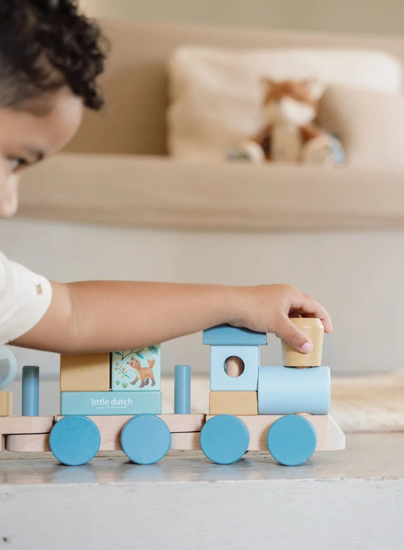 Forest Friends Stacking Train from Little Dutch