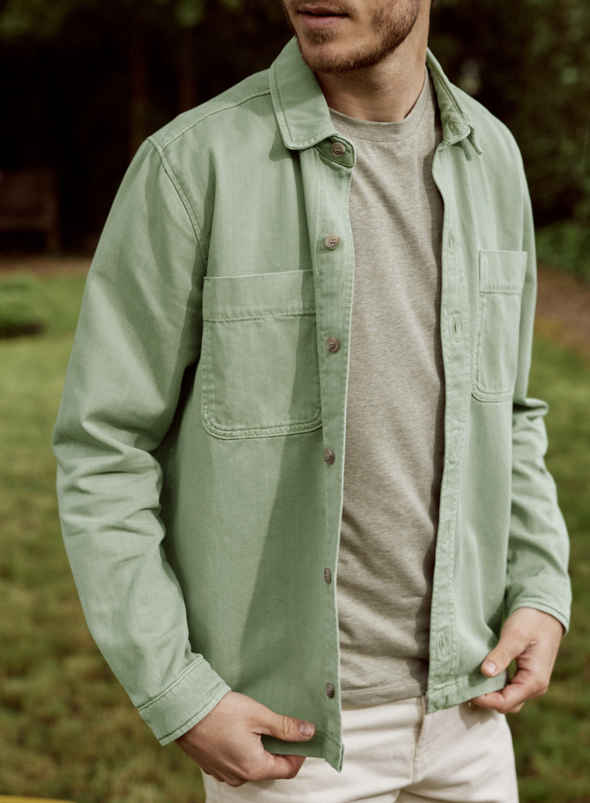 Clemont Woven Shirt in Kaki from Faguo