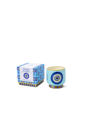 Adopo Eye Ceramic Candle in Incense & Smoke from Paddywax
