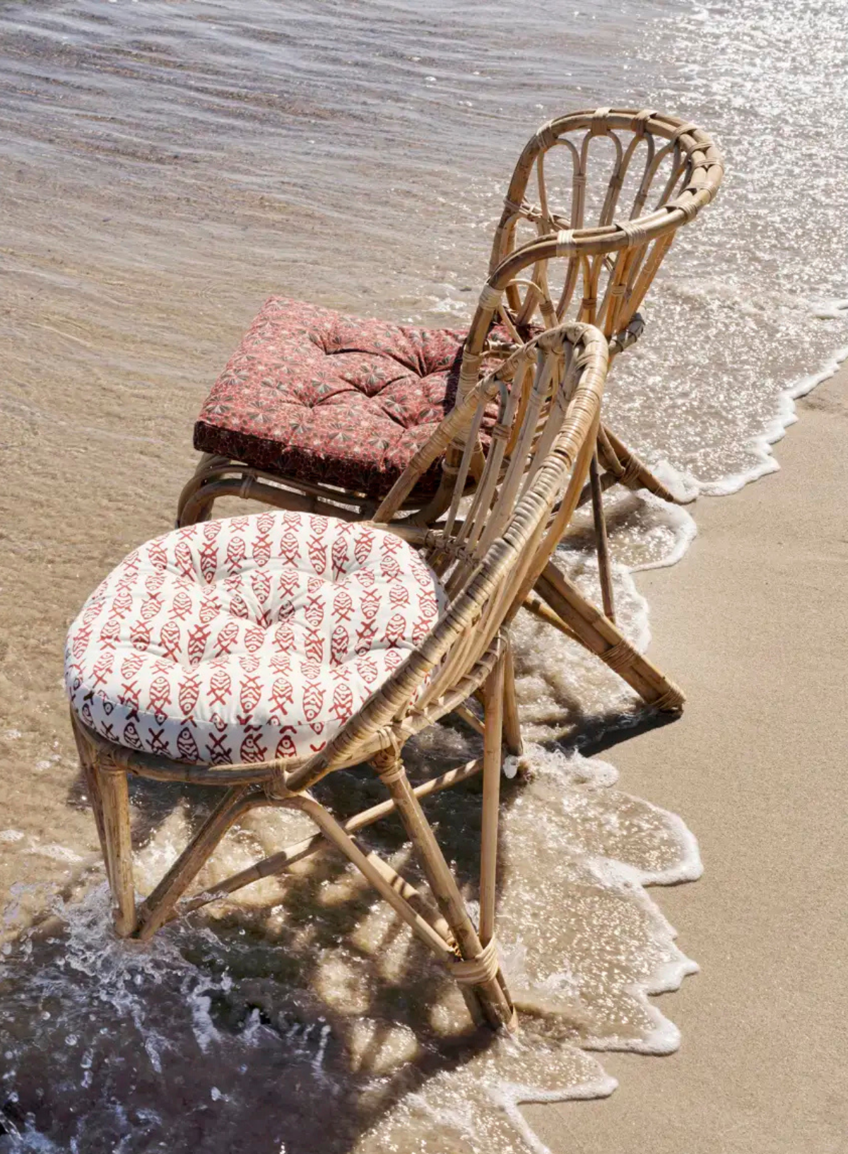 Fisho Round Cotton Chair Pad