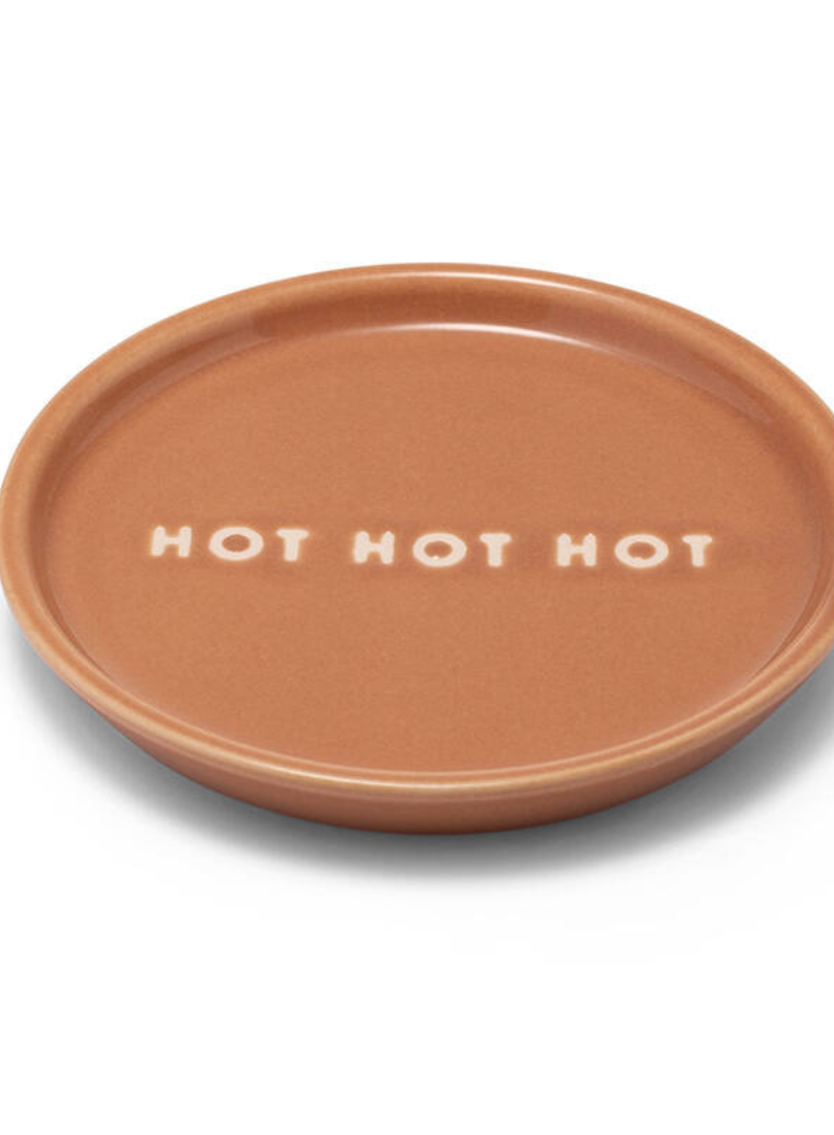 Ceramic Petit Plate Hot Hot Hot Terracotta from Vondels