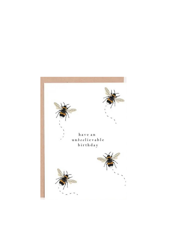 Unbeelievable Birthday Card from HeatherLucyJ Design