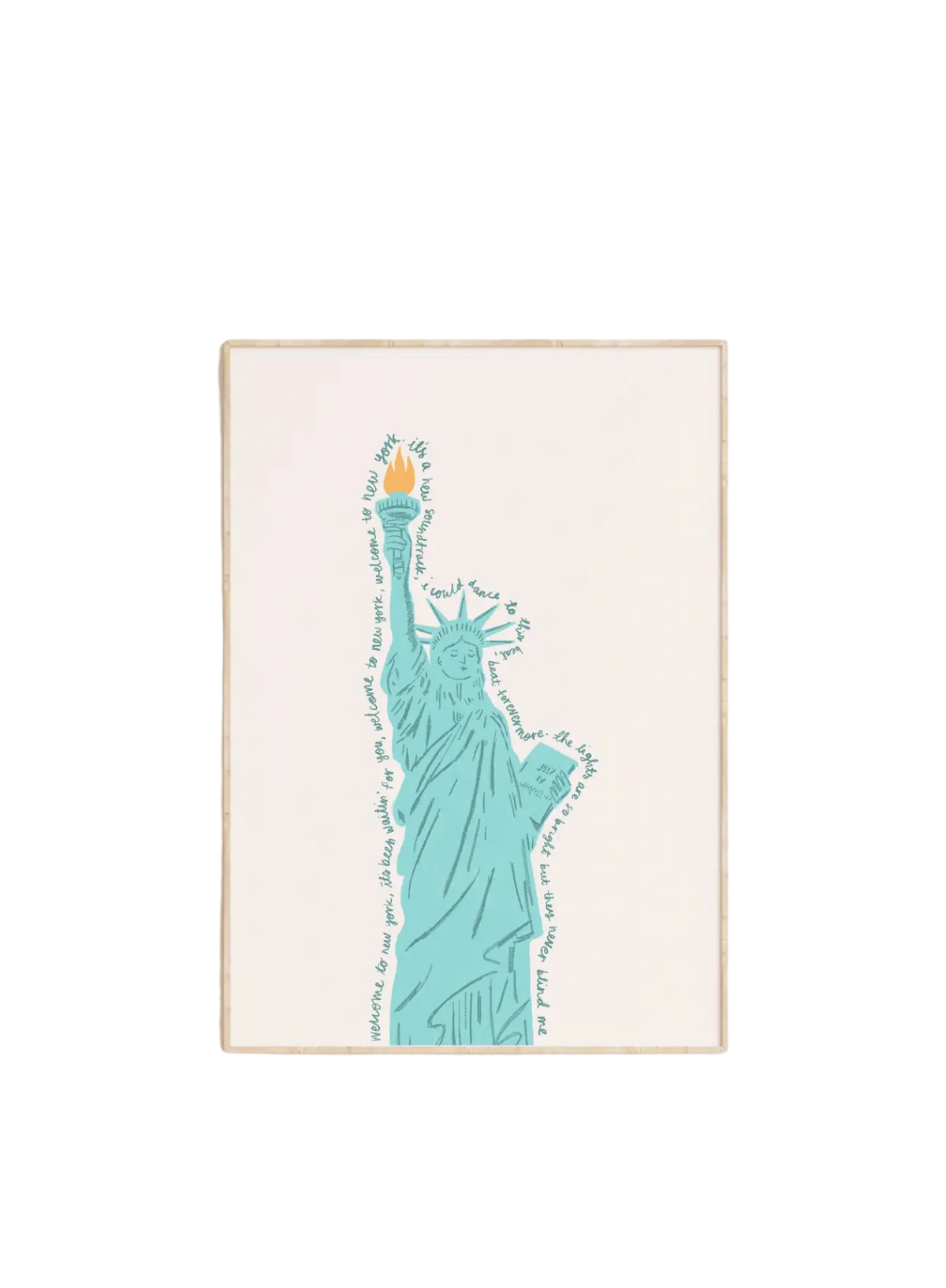 Welcome to New York Taylor Swift Print: A3 from Tillie Rose Studio