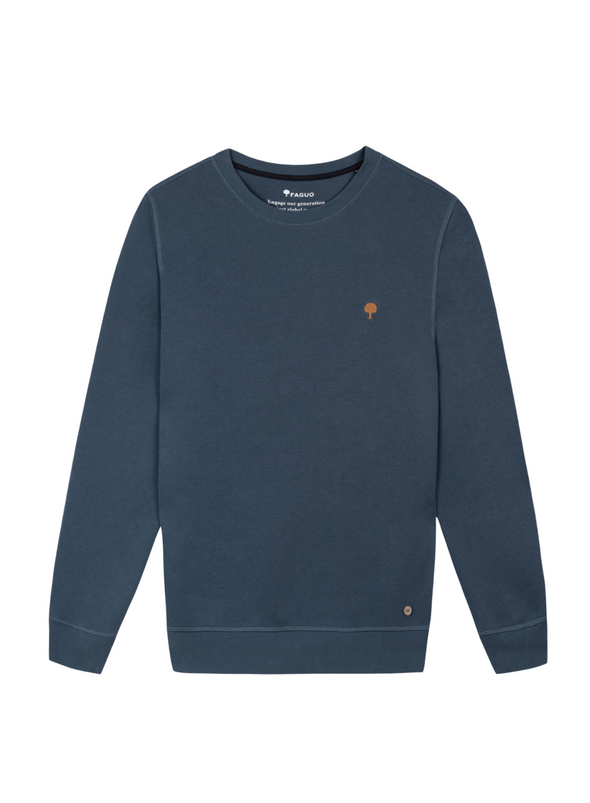 Donzy Cotton Sweat in Blue from Faguo