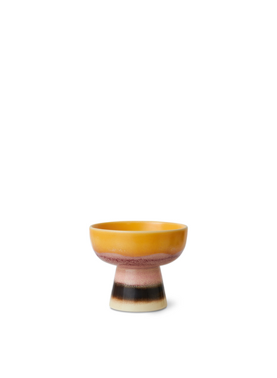 70s Ceramics Tapas Bowl on Base S in Sunshade from HK Living