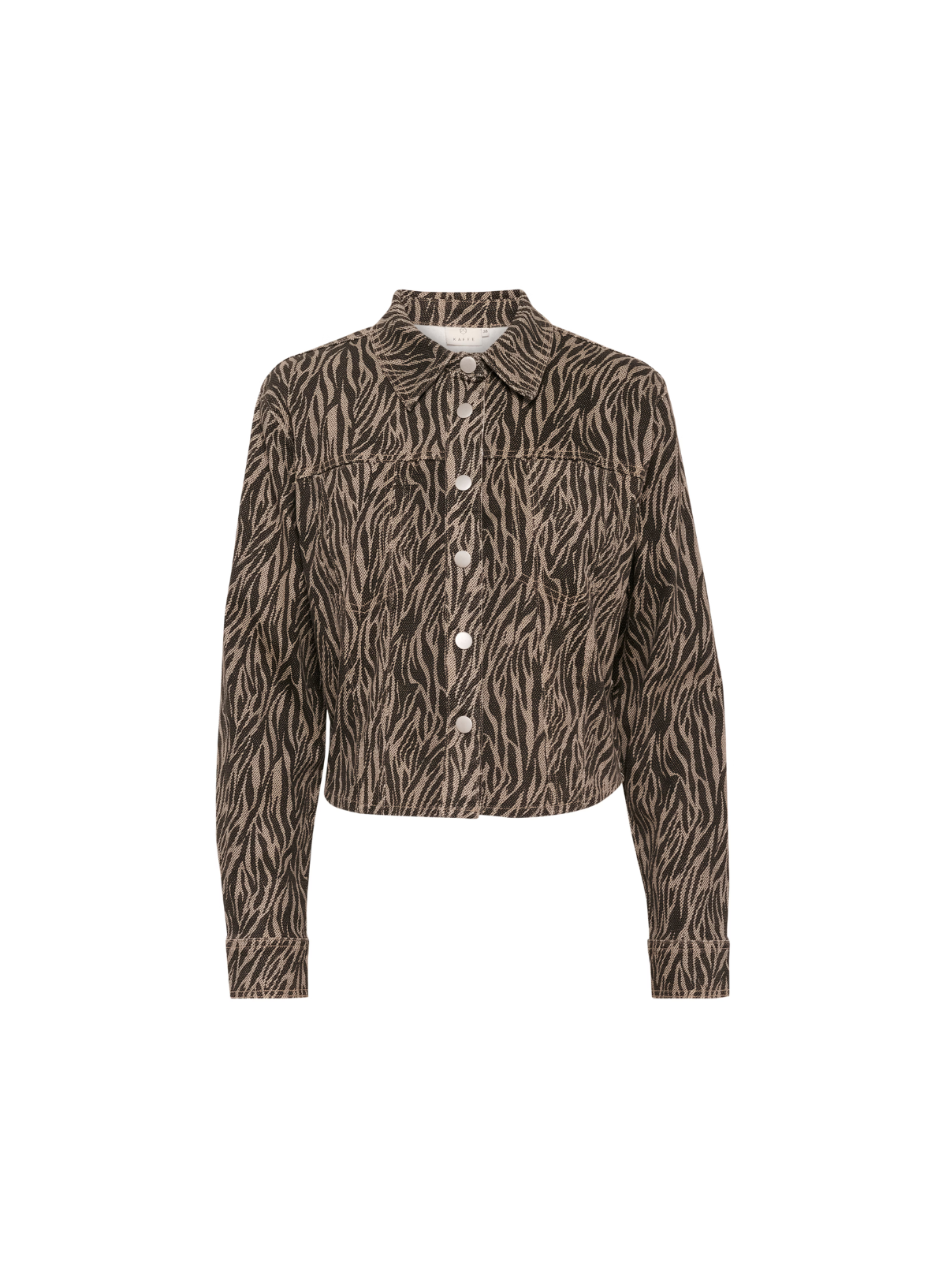 Leondra Denim Shirt in Feather Gray/Bl from Kaffe