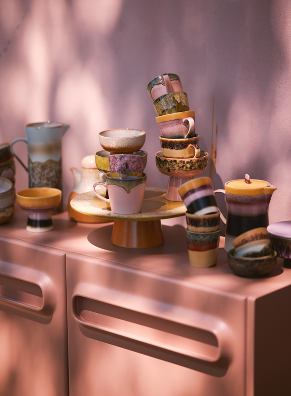70s Ceramics Cappuccino Mug in New Sunset from HK Living