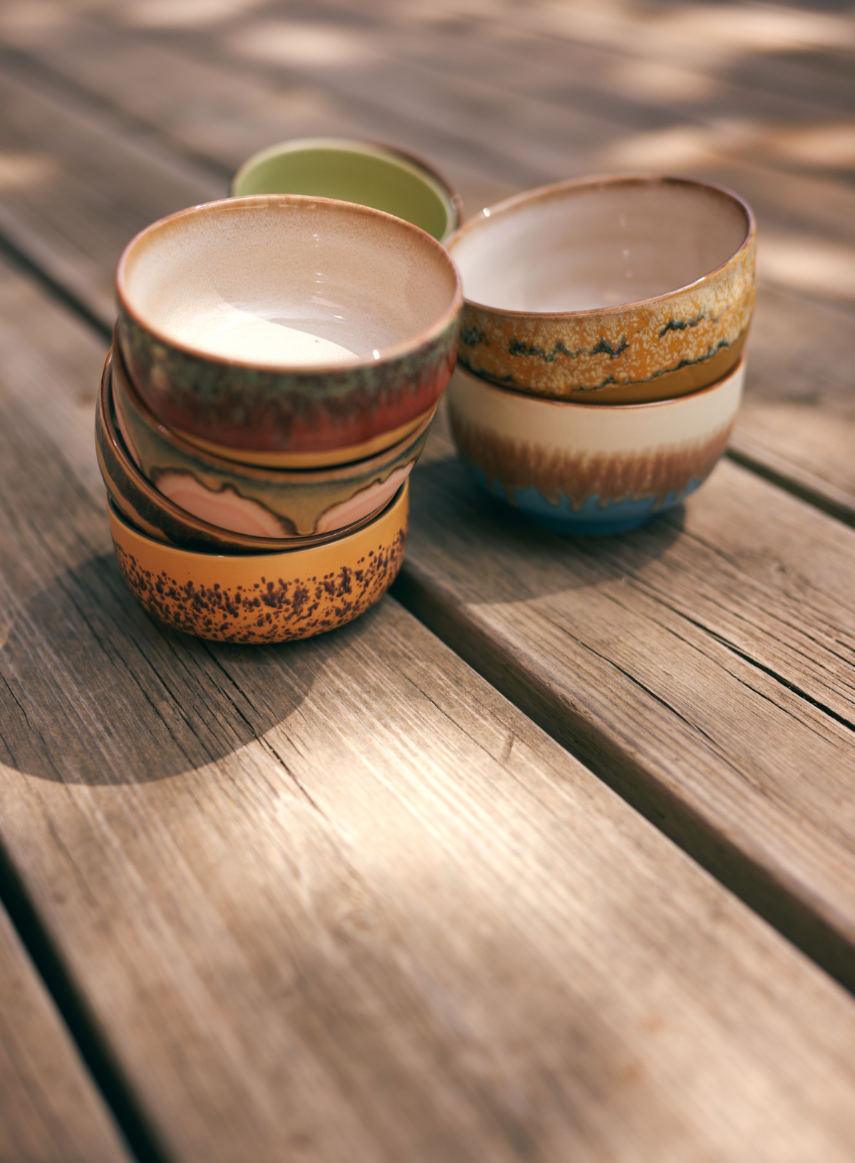 70s Ceramics Noodle Bowl in Metallic from HK Living