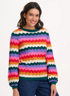 Ivona Jumper in Multi Beach Waves fom Sugarhill