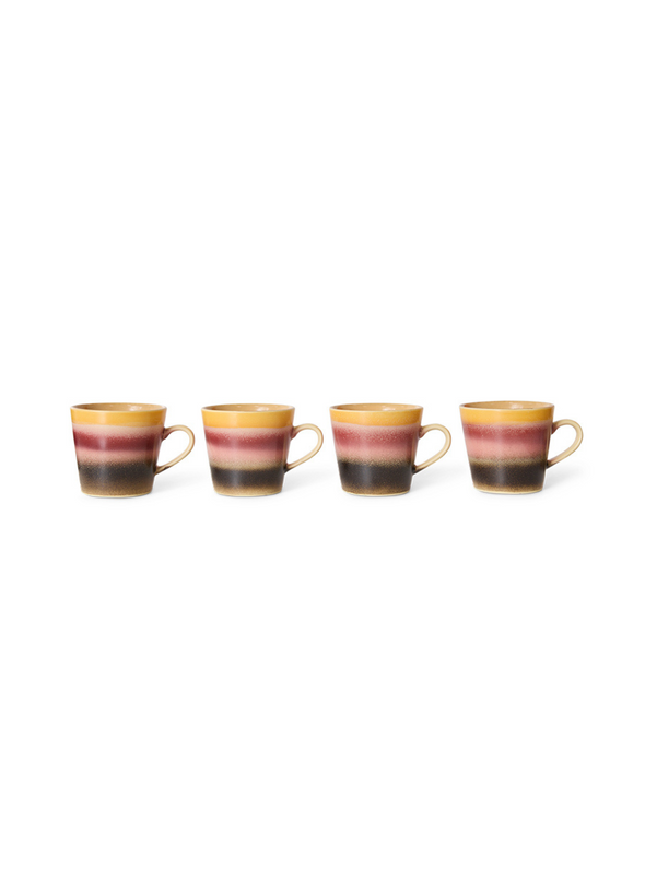 70s Ceramics Cappuccino Mug in New Sunset from HK Living