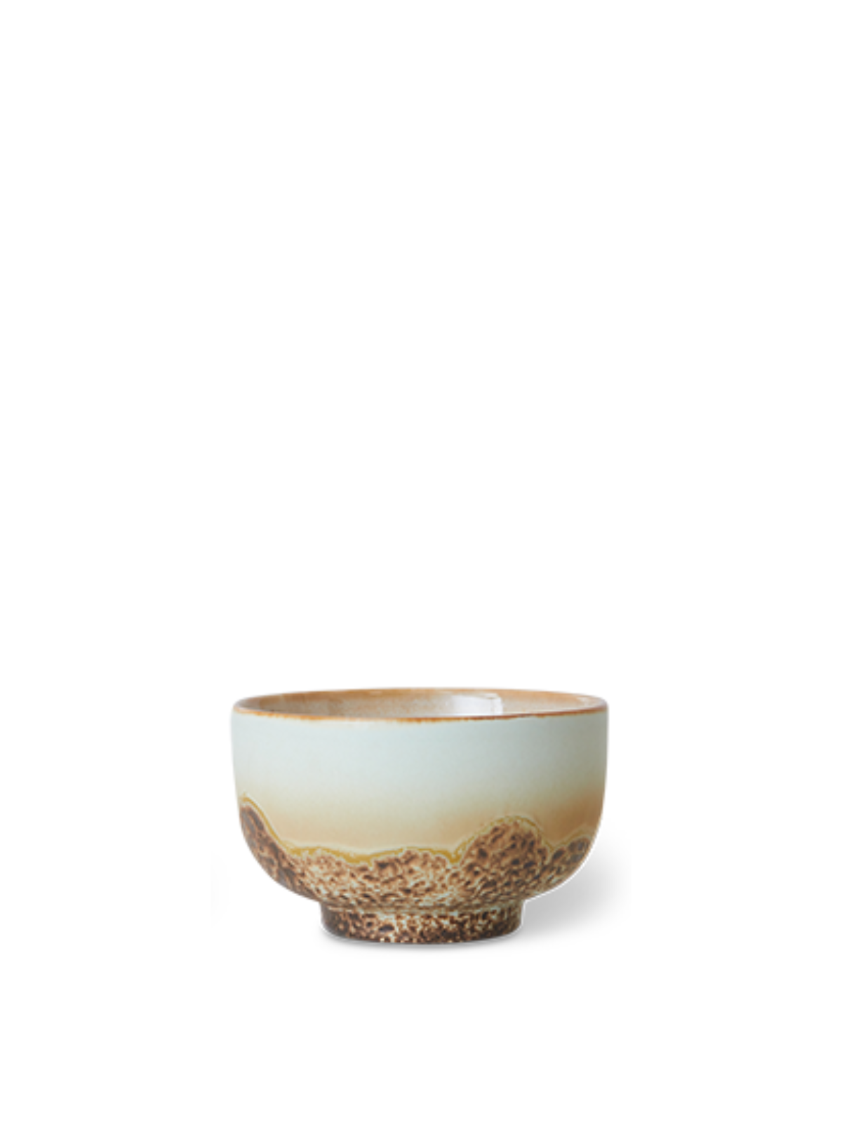 70s Ceramics Noodle Bowl in Metallic from HK Living