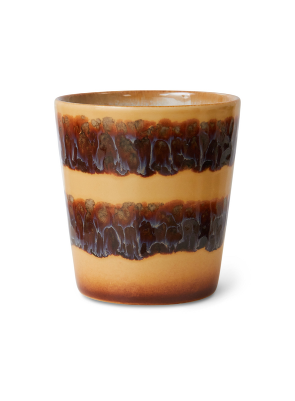 70s Ceramics Beaker in Cliffs from HK Living