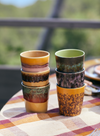 70s Ceramics Beaker in Cliffs from HK Living